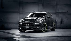 Превью обои porsche cayenne, techart, порше, тюнинг, внедорожник, джип, кайен