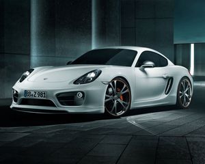 Превью обои porsche cayman, авто, стильный