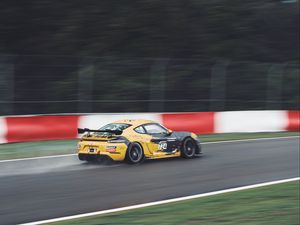 Превью обои porsche cayman gt4, porsche, спорткар, гонки, скорость