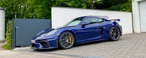 Превью обои porsche cayman gt4, porsche, спорткар, автомобиль