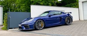 Превью обои porsche cayman gt4, porsche, спорткар, автомобиль