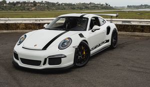 Превью обои porsche gt3 rs, porsche, спорткар, автомобиль, вид спереди