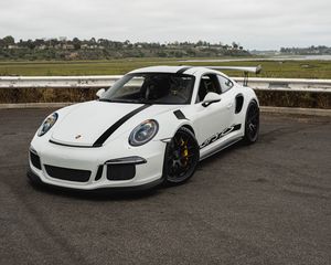 Превью обои porsche gt3 rs, porsche, спорткар, автомобиль, вид спереди