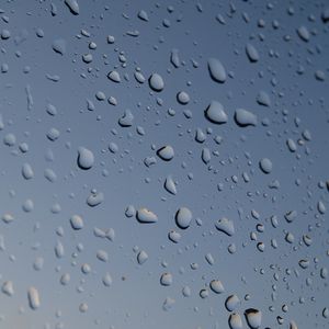 Превью обои поверхность, капли, жидкость, макро