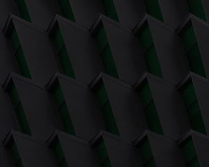 Превью обои поверхность, объем, 3d, темный