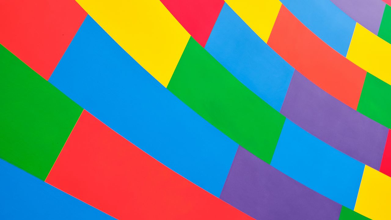 Обои прямоугольники, полоски, яркий, разноцветный, абстракция