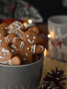 Превью обои пряники, рождество, новый год, праздники