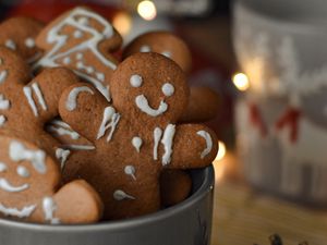 Превью обои пряники, рождество, новый год, праздники