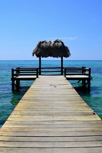 Превью обои пристань, дерево, море