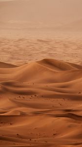 Превью обои пустыня, дюны, песок, песчаная буря