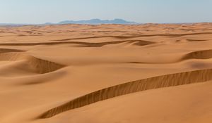 Превью обои пустыня, дюны, песок, пейзаж