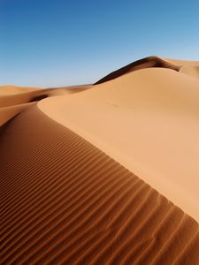 Превью обои пустыня, пески, рельеф, дюны