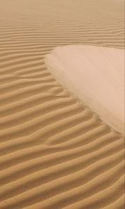 Превью обои пустыня, песок, барханы, волны, волнистый