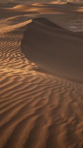 Превью обои пустыня, песок, дюны, волнистый
