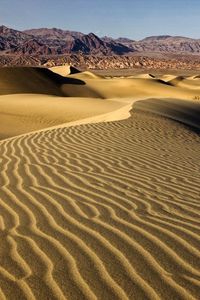 Превью обои пустыня, песок, дюны, узор