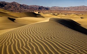 Превью обои пустыня, песок, дюны, узор