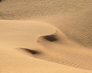 Превью обои пустыня, песок, дюны, природа