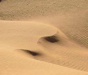 Превью обои пустыня, песок, дюны, природа