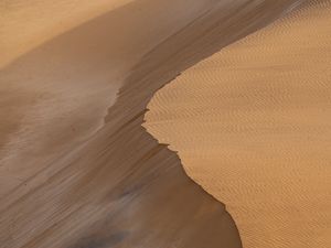Превью обои пустыня, песок, холм, склон, дюны