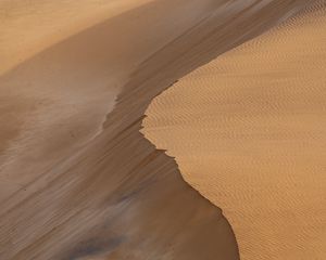 Превью обои пустыня, песок, холм, склон, дюны