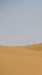 Превью обои пустыня, песок, холмы, пейзаж