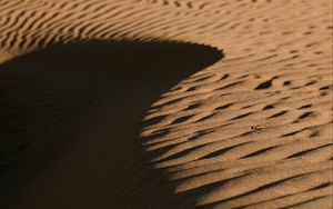 Превью обои пустыня, песок, рельеф, коричневый