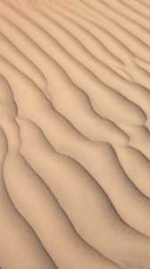 Превью обои пустыня, песок, волны, рельеф, текстура