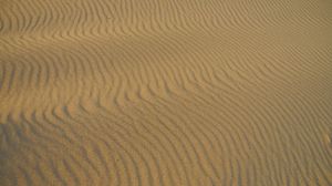 Превью обои пустыня, песок, волны, поверхность