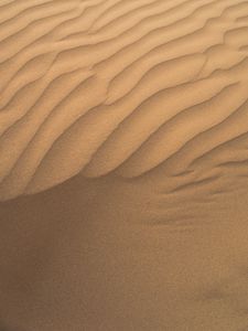Превью обои пустыня, песок, волны, дюны