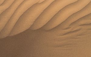 Превью обои пустыня, песок, волны, дюны
