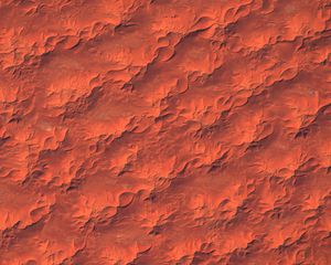 Превью обои пустыня, рельеф, коричневый, вид из космоса