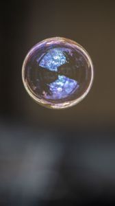 Превью обои пузырь, блики, размытие, прозрачный, макро
