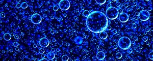 Превью обои пузырь, круглый, абстракция, синий