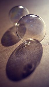 Превью обои пузырь, прозрачный, тень, сфера, макро