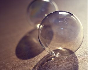 Превью обои пузырь, прозрачный, тень, сфера, макро