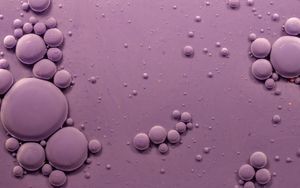 Превью обои пузыри, чернила, фиолетовый