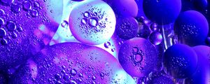 Превью обои пузыри, капли, круги, структура, прозрачный, пурпурный, темный