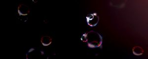 Превью обои пузыри, контур, блеск, блик