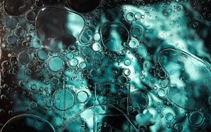 Превью обои пузыри, круги, абстракция, вода