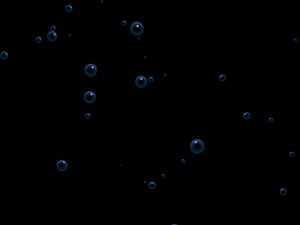 Превью обои пузыри, круги, темный, форма
