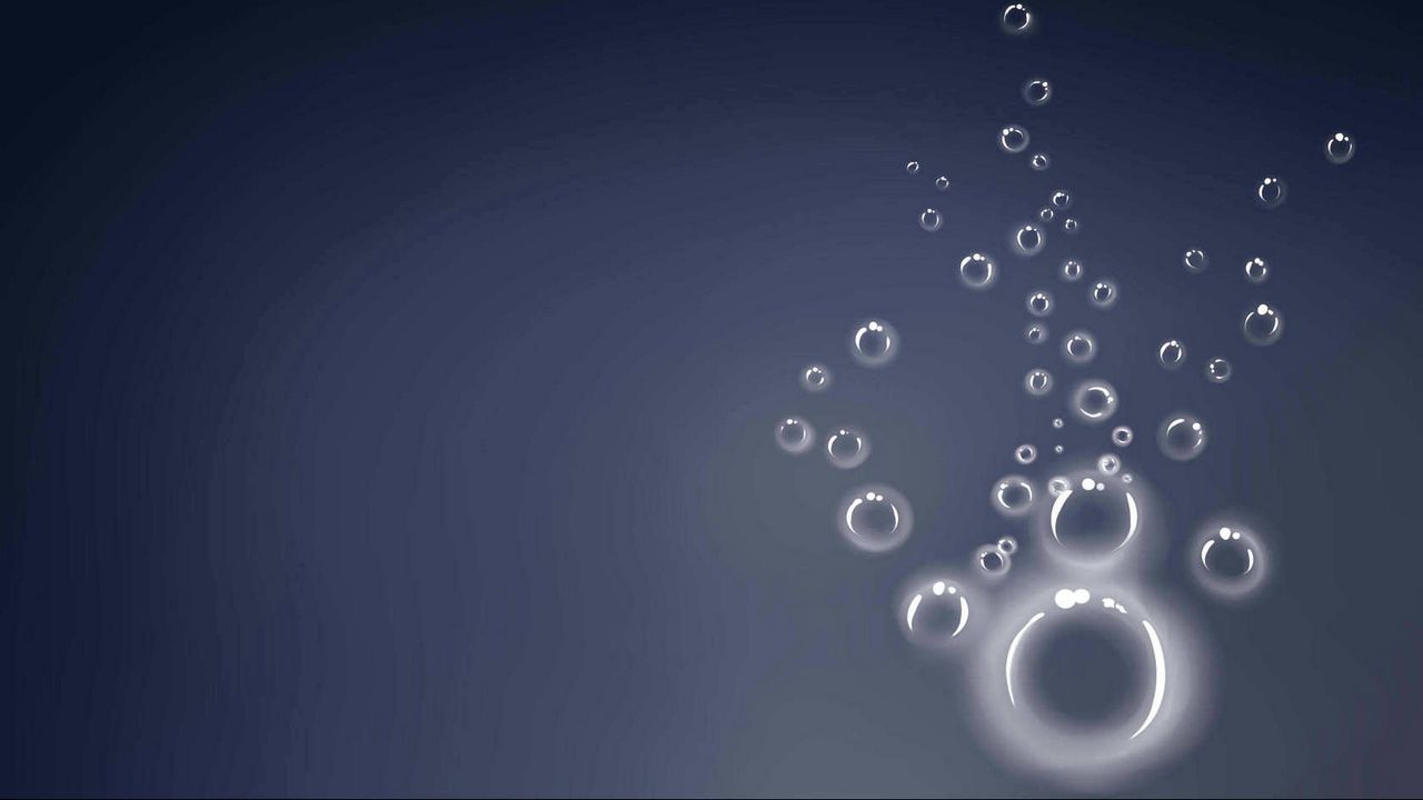 Обои пузыри, светлый, круги, шар