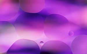 Превью обои пузыри, вода, фиолетовый, градиент