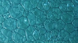 Превью обои пузыри, вода, голубой, текстура