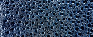 Превью обои пузыри, жидкость, вода, текстура, синий