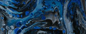 Превью обои разводы, пятна, жидкость, краска, fluid art