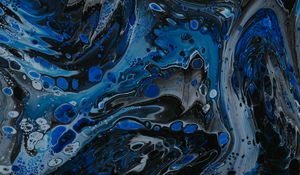 Превью обои разводы, пятна, жидкость, краска, fluid art