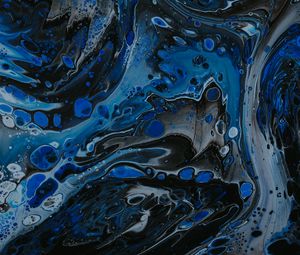 Превью обои разводы, пятна, жидкость, краска, fluid art