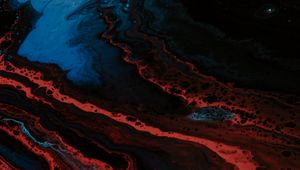 Превью обои разводы, жидкость, поверхность, текстура, абстракция