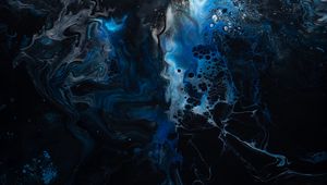 Превью обои разводы, жидкость, текстура, темный, абстракция