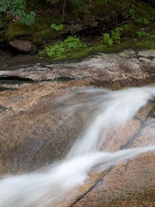 Превью обои река, каскад, вода, длинная выдержка